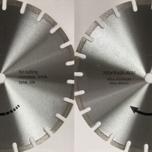 LOT TWO 14" Diamond Cut Off Blade 4 Concrete Brick Stone Slate Masonry