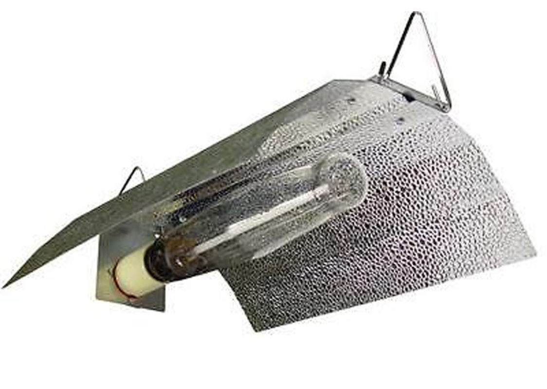 1000W HPS BULB & 24"x19" Open Wing Hood Reflector + Cord Hydroponic