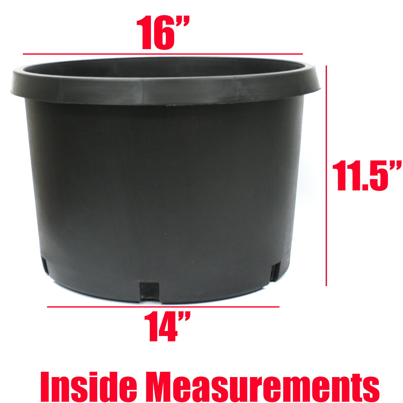 thumbnail image 2 of 360 Count 1-Gallon Trade Nursery Pots – Clay Color Plastic – By Janor (Made In USA) 2 of 4