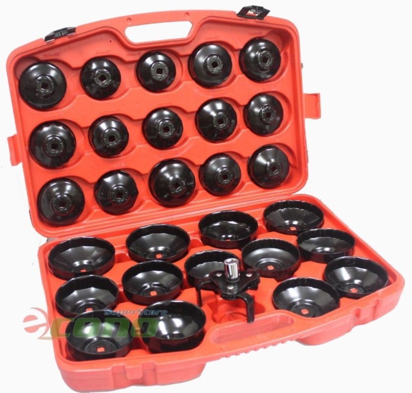 30pcs Oil Filter Cap Wrench Cup Socket Tool Set Mercedes BMW VW Audi