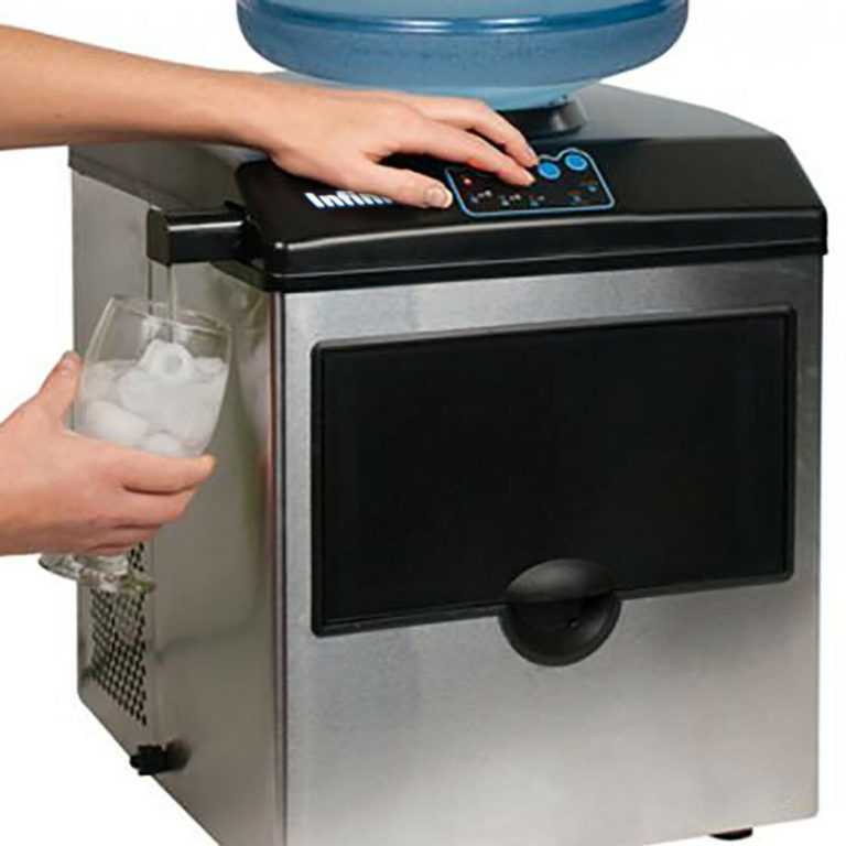33 Lbs/Day Portable Table Top Ice Maker Making Machine for 5 Gallon