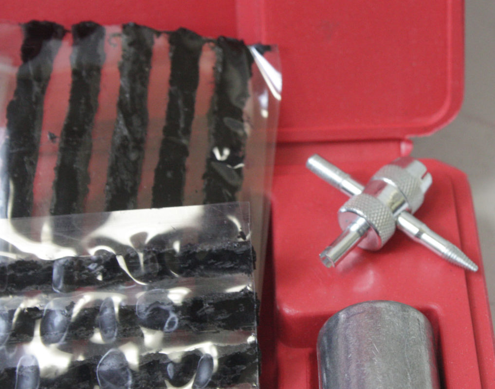 69 Pcs Tire Repair Kit DIY Flat Tire Lubricant Plug Patch RoadSide Car