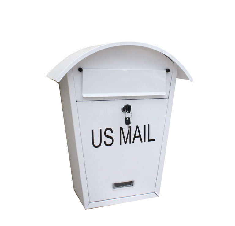 Key Lock Wall Mount MailBox Drop Box Parcel Cash Money Safe Mail Security 17"x12 EconoSuperStore