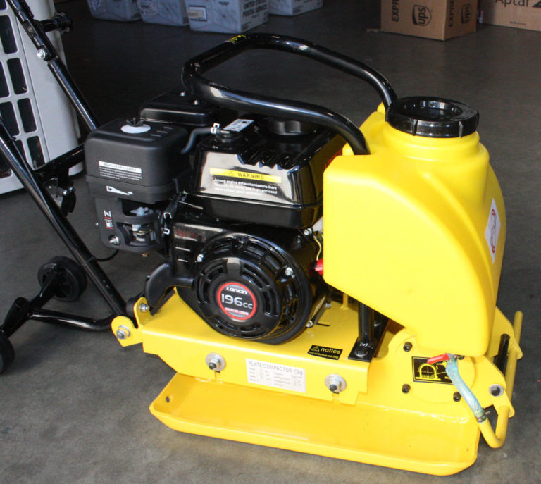 WALK BEHIND 196CC INFINITY DIRT PLATE VIBRATORY COMPACTOR 6.5 HP GAS