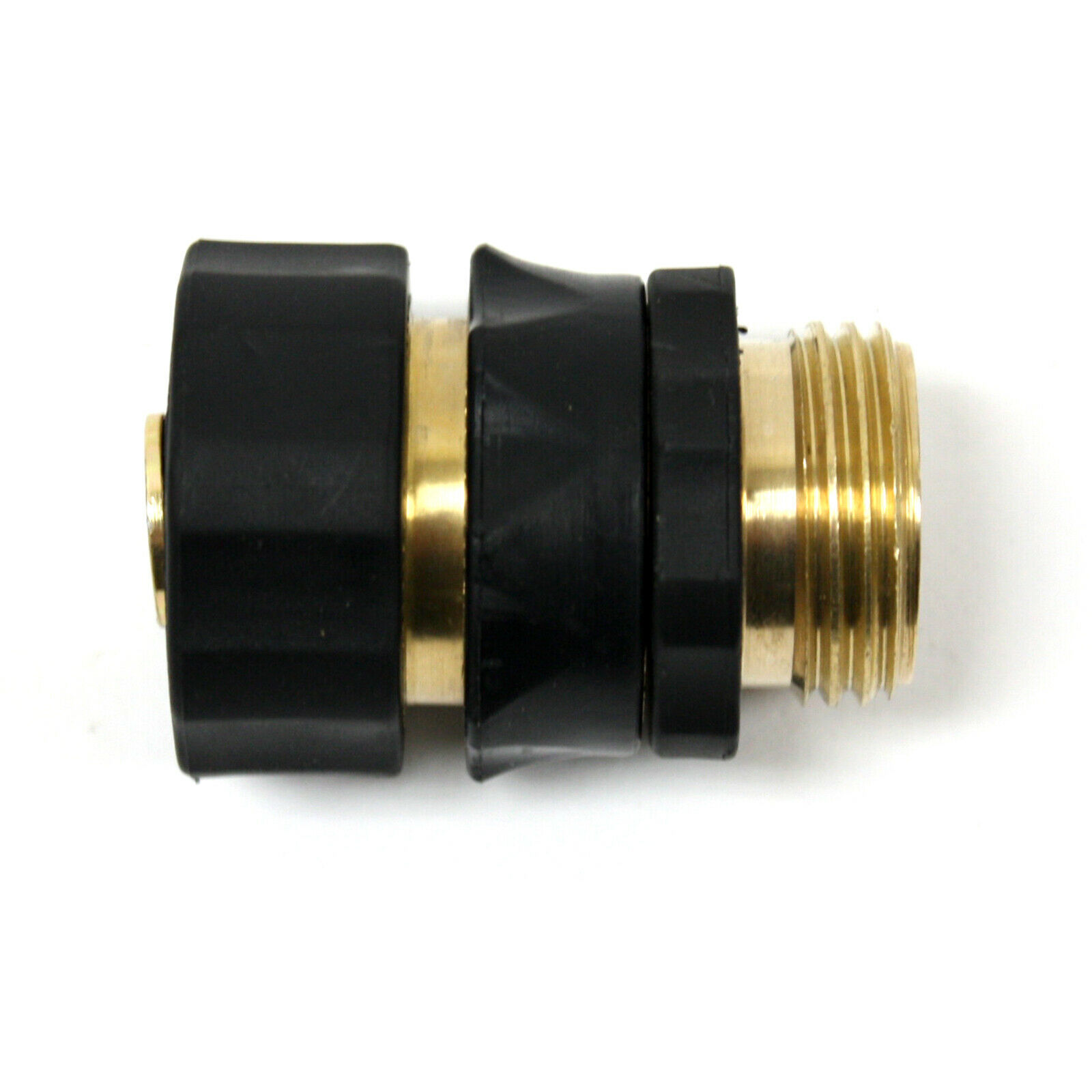 1 Pairs Garden Hose Quick Connector Set 3/4 Inch Brass Hose Tap Connect Fitting 