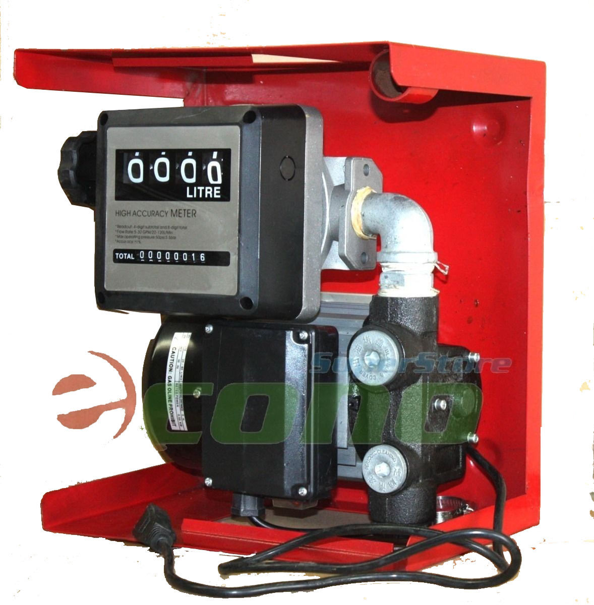 Details about   Electric Gas Transfer Pump 155W Oil Fuel Diesel W/meter Gallon Diesel Automatic