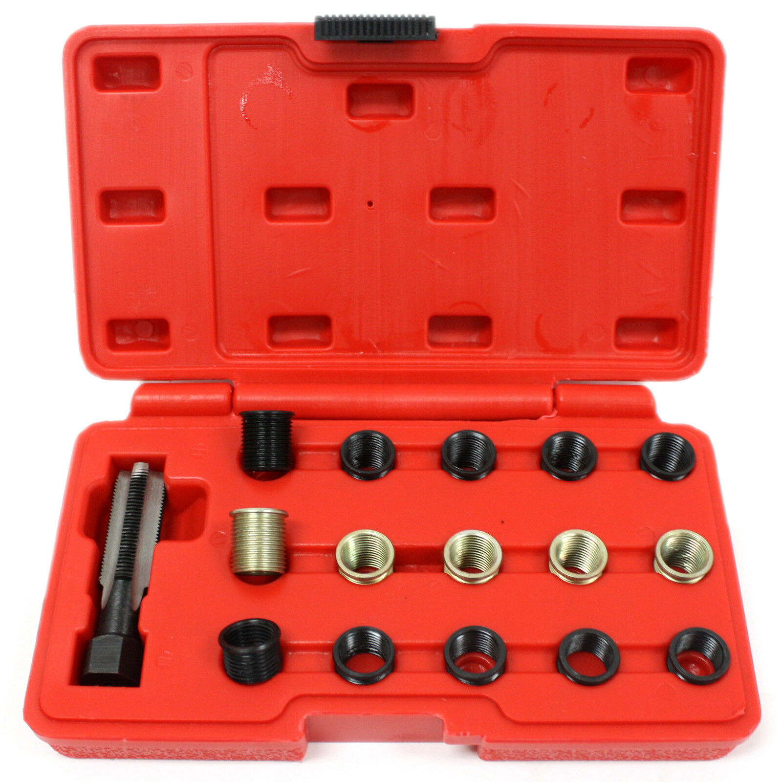 Spark Plug Rethreading Tap Thread Repair Set Kit M14 x 1.25 With 4 Inserts 