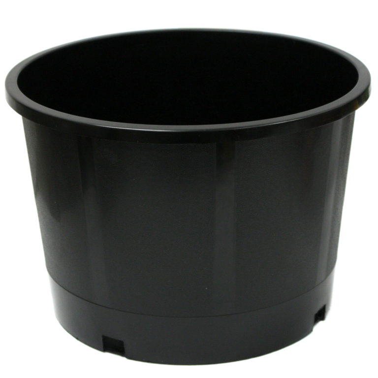 20 Pots of 5 Gallon Black Plastic Plant Nursery Pot Container Grow