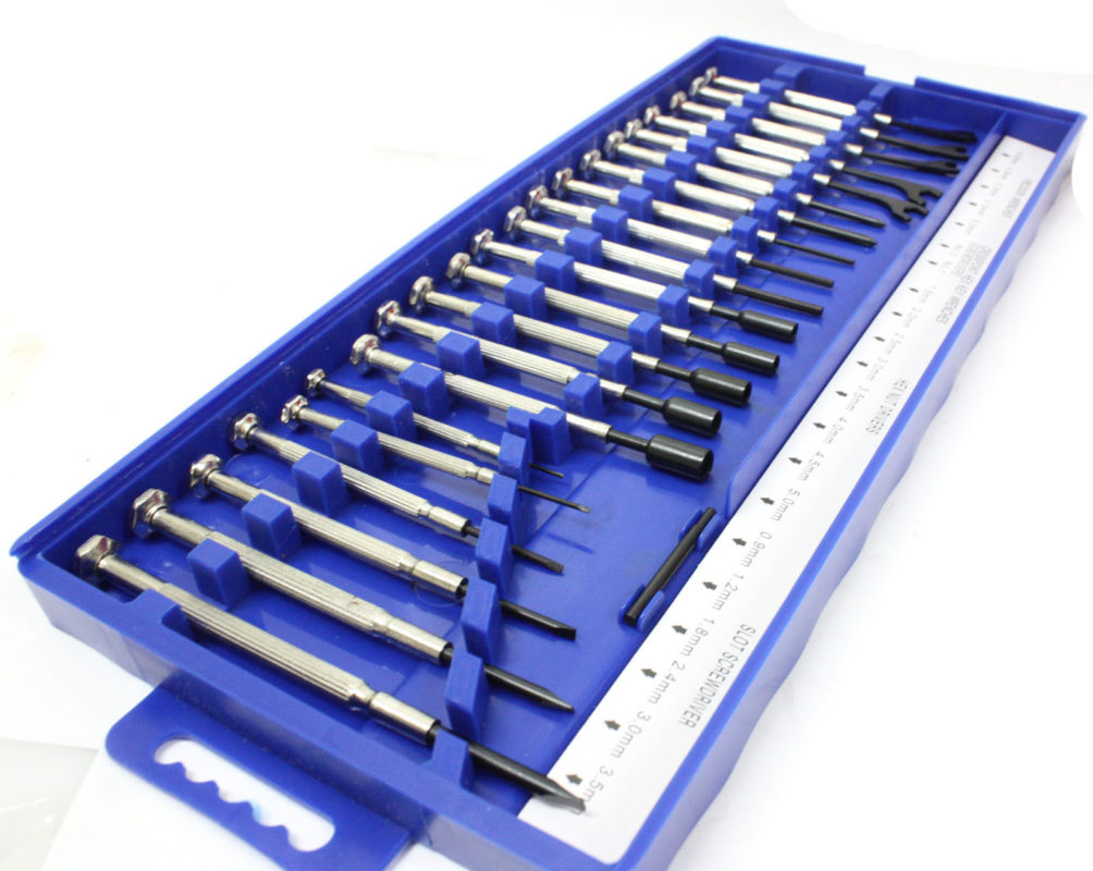21pcs Precision Tool Set Screw And Nut Drivers Wrenches Hex Key Slot