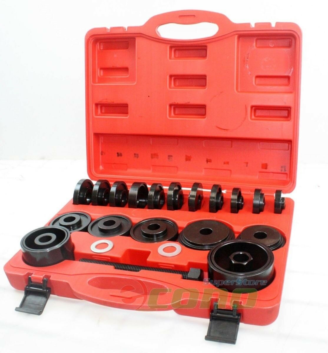 23Pc Front Wheel Drive Bearing Puller Press Removal Installation Tool Kit Set 