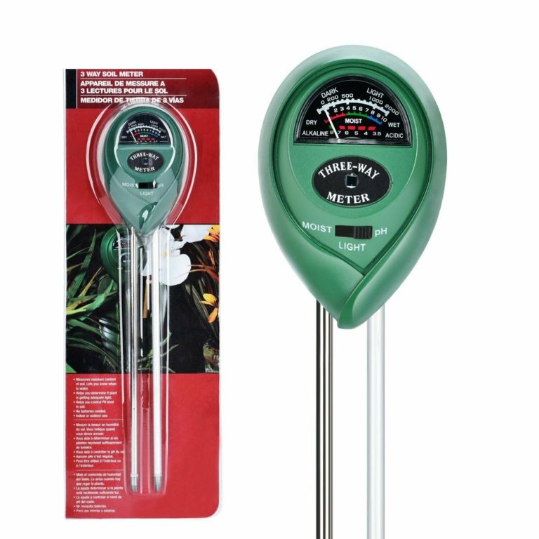 3 in 1 Soil Meter Tester 4 Adequate Light Moisture Soil pH Gardening ...