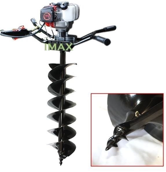 3.2HP Two Man 71cc Gas Post Earth Planting Ice Hole Auger Digger Driller Machine 