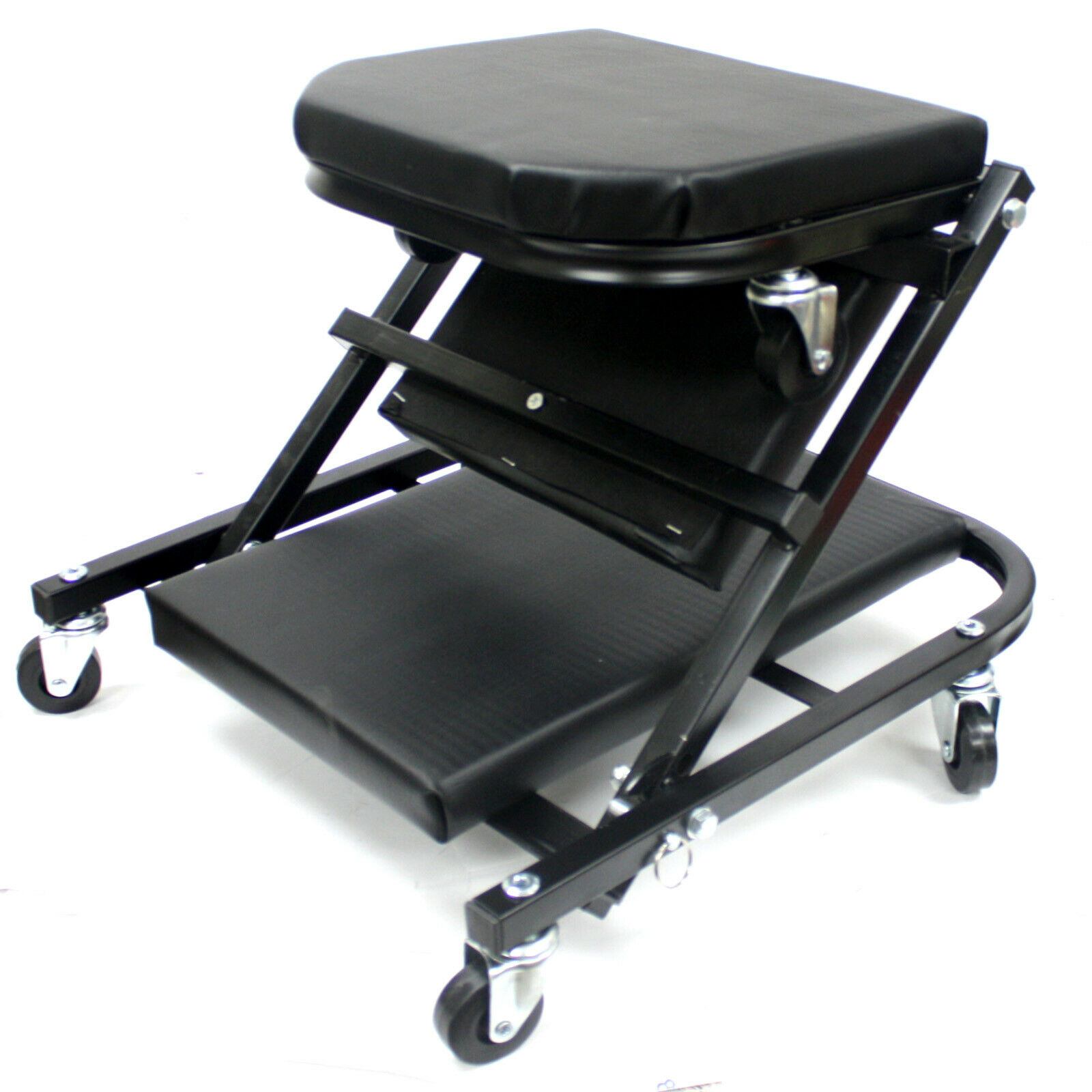 Creeper Seat 36'  Rolling Lift Chair Wheeled Stool Car Foldable Mechanic Garage 