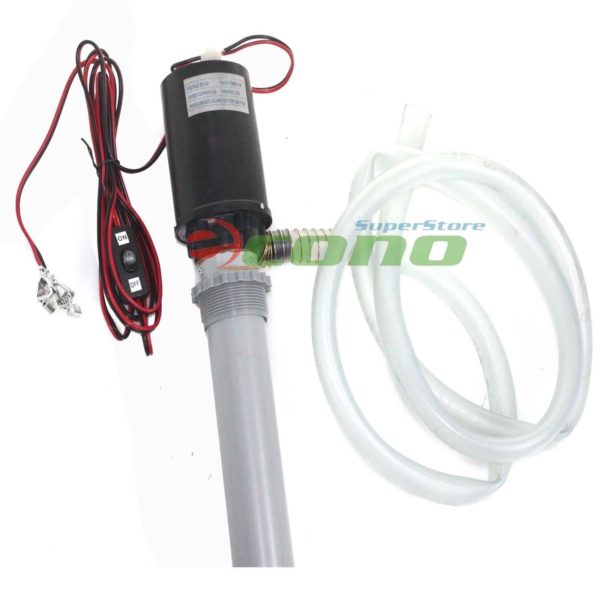 55 Gallon 12V DC Centrifugal Drum Barrel Fuel Transfer Pump Kit 8GPM 12