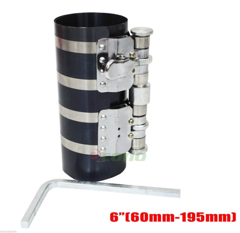6" 60mm195mm Tall Piston Ring Compressor Band Diesel Truck Auto Engine Tool EconoSuperStore