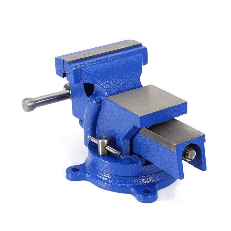 4" Bench Vise with Anvil Swivel Locking Base Table top Clamp Heavy Duty Vice 