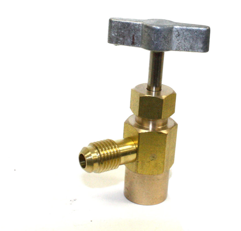 R134a Brass AC Refrigerant CAN TAP DISPENSING VALVE 1/2 ACME Fitting ...