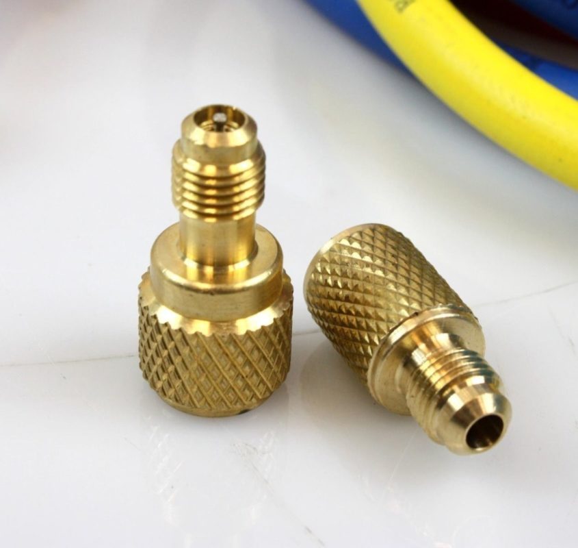 R410A R134A HVAC AC MANIFOLD GAUGES W/3 CHARGE HOSES Quick Adapter ACME