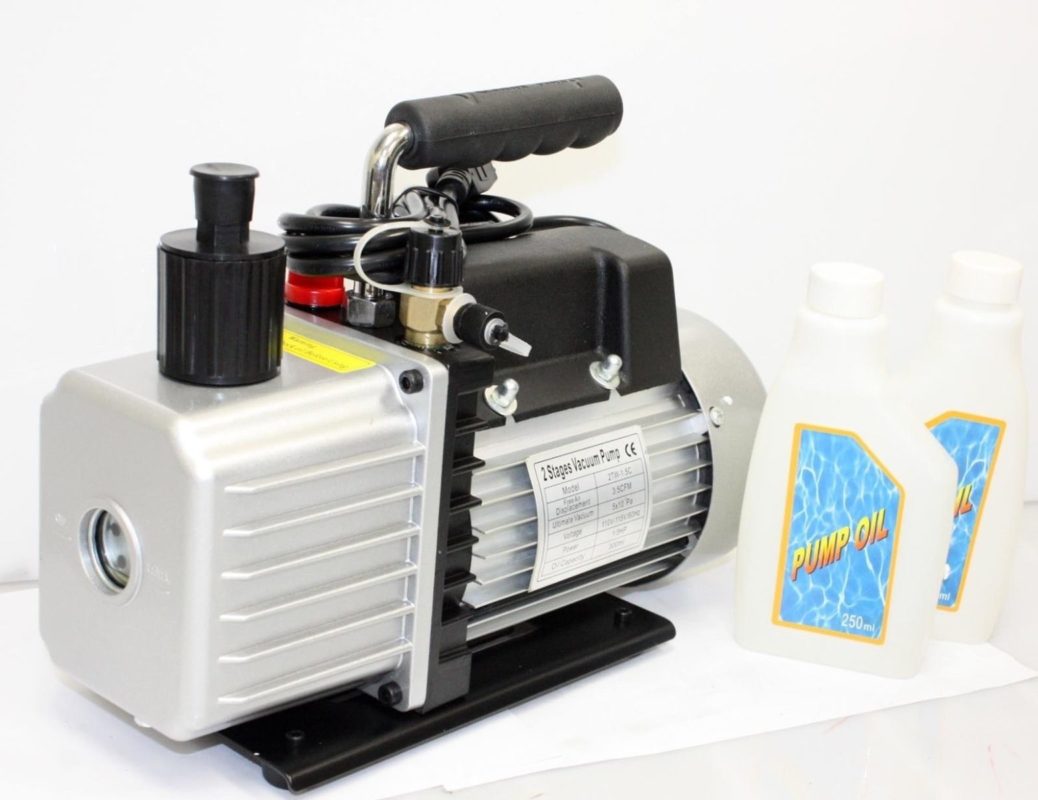 Two Stage 3.5CFM AC HVAC Vacuum Pump 1/3HP 110V R134A MEDICAL, PRINTING