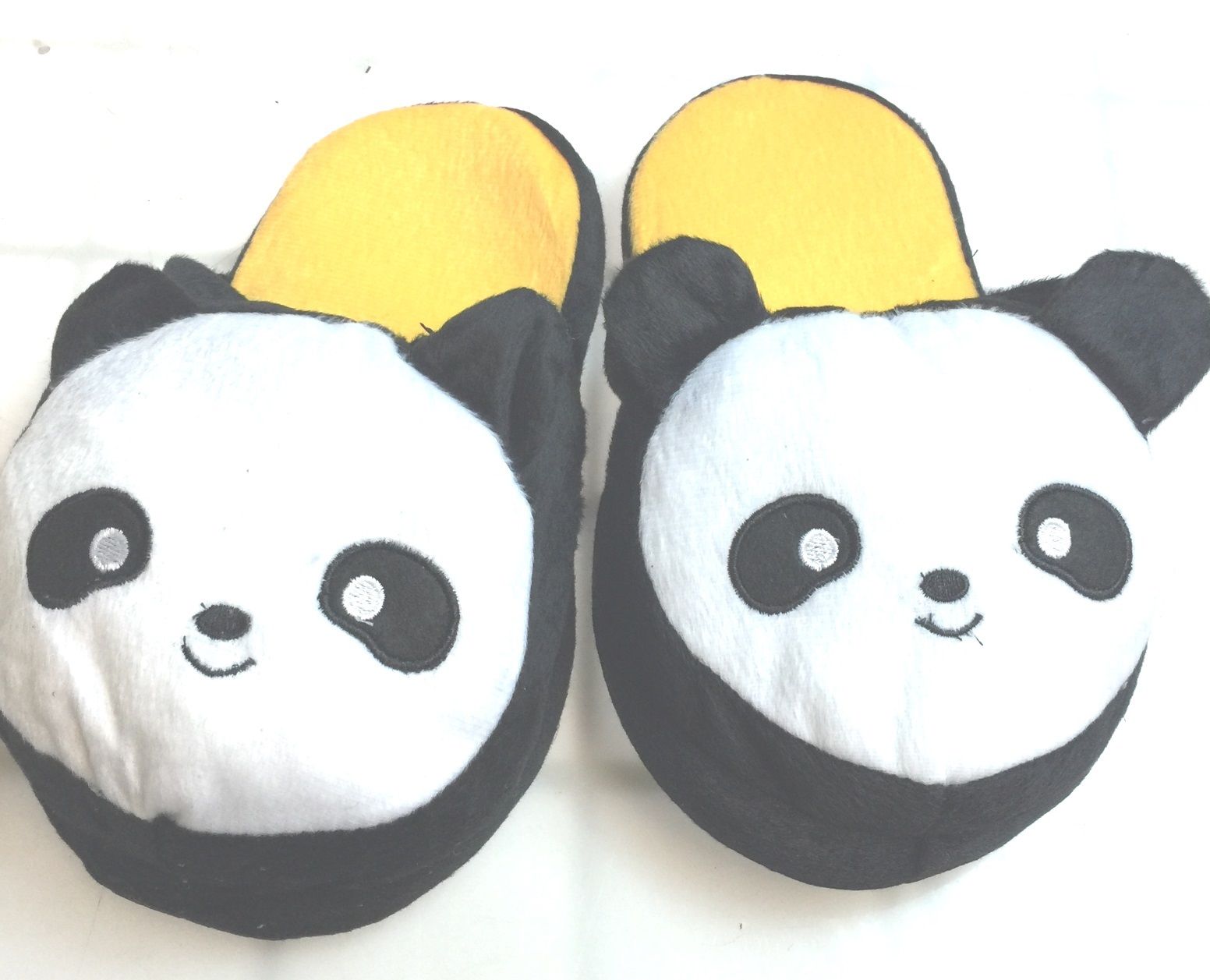 ladies panda slippers