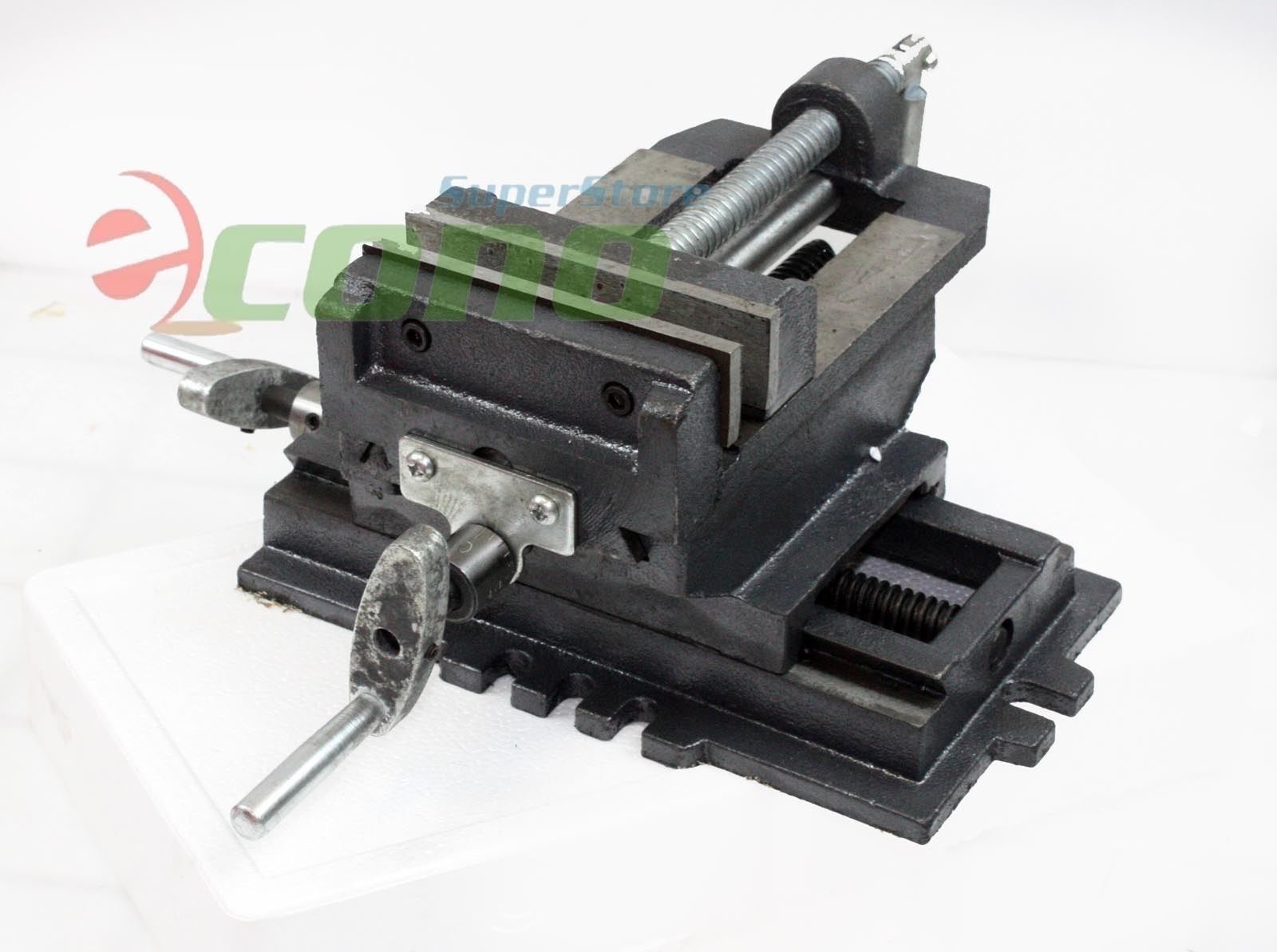 thumbnail image 2 of Yibei-tech 5" Cross Slide Vise – Heavy Duty 2-Way Milling Machine Vise For Drill Press 2 of 6