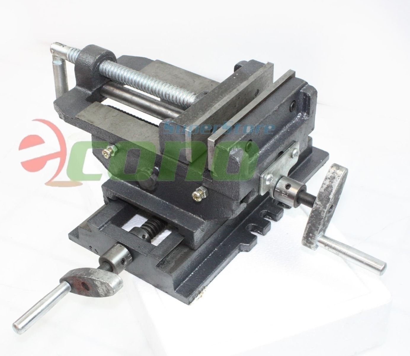 thumbnail image 2 of Yibei-tech 5" Cross Slide Vise – Heavy Duty 2-Way Milling Machine Vise For Drill Press 2 of 6