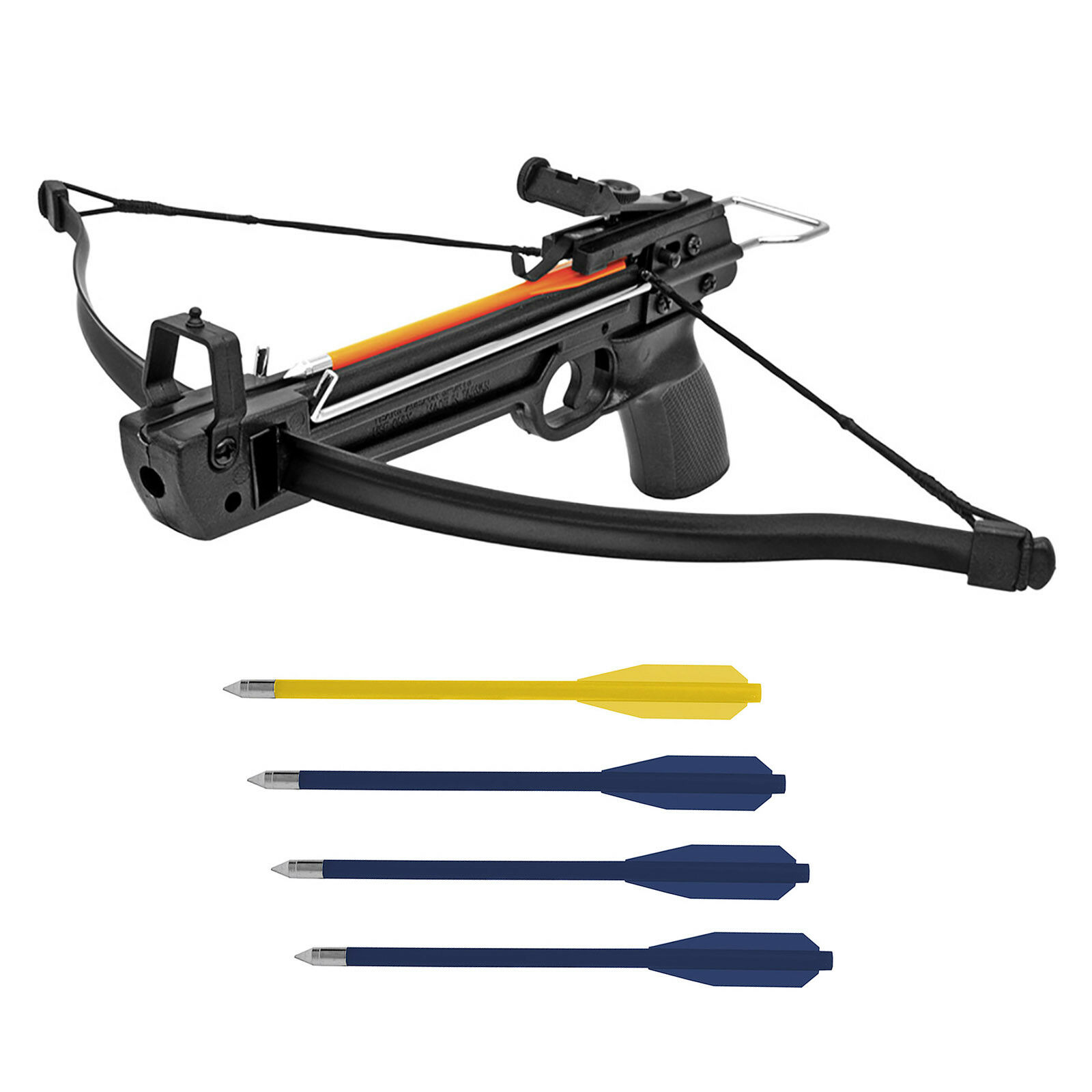 50 lb Mini Crossbow Pistol w/ 5 Bolts Hand Held Archery Hunting Cross Bow  Arrows – EconoSuperStore