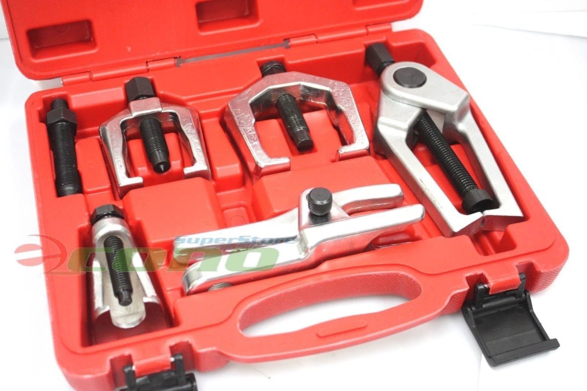 5PC Pitman Arm Tie Rod End Ball Joint Separator Remove Inner Bearing