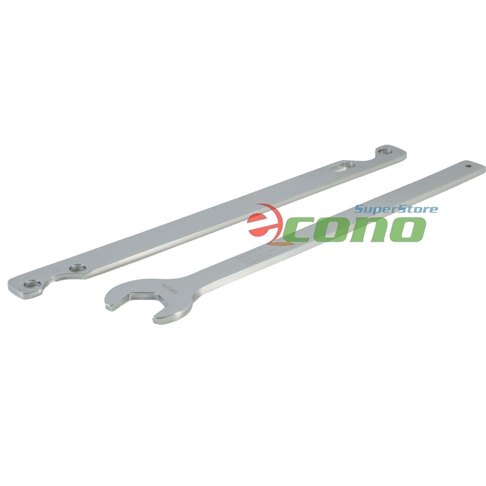 Fan Clutch Wrench & Pulley Holder Tool Kit - 32mm & 36mm With Gloves