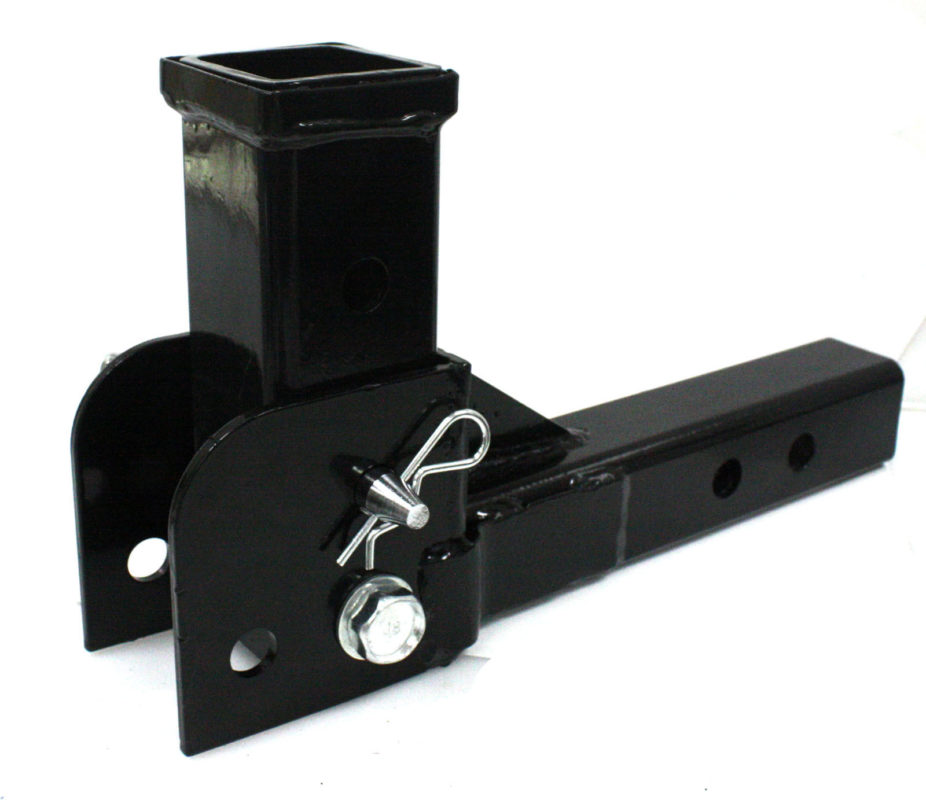 Folding 2" Trailer Hitch Mount Shank Adapter Cargo Wheelchair Carrier