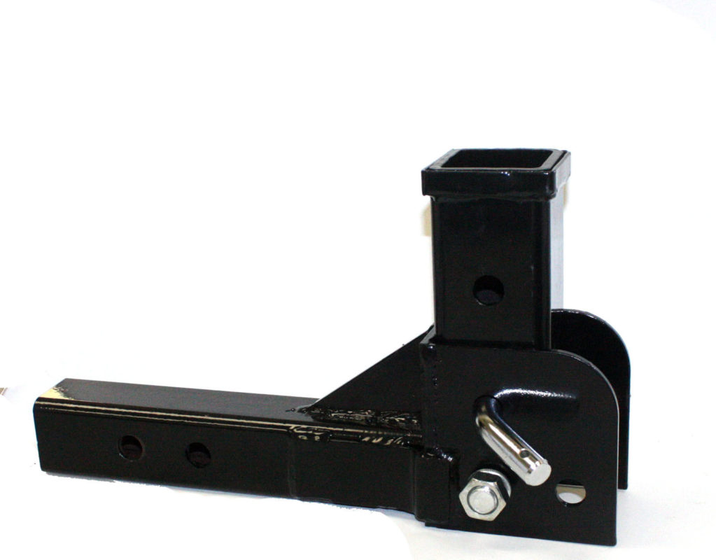 Folding 2" Trailer Hitch Mount Shank Adapter Cargo Wheelchair Carrier