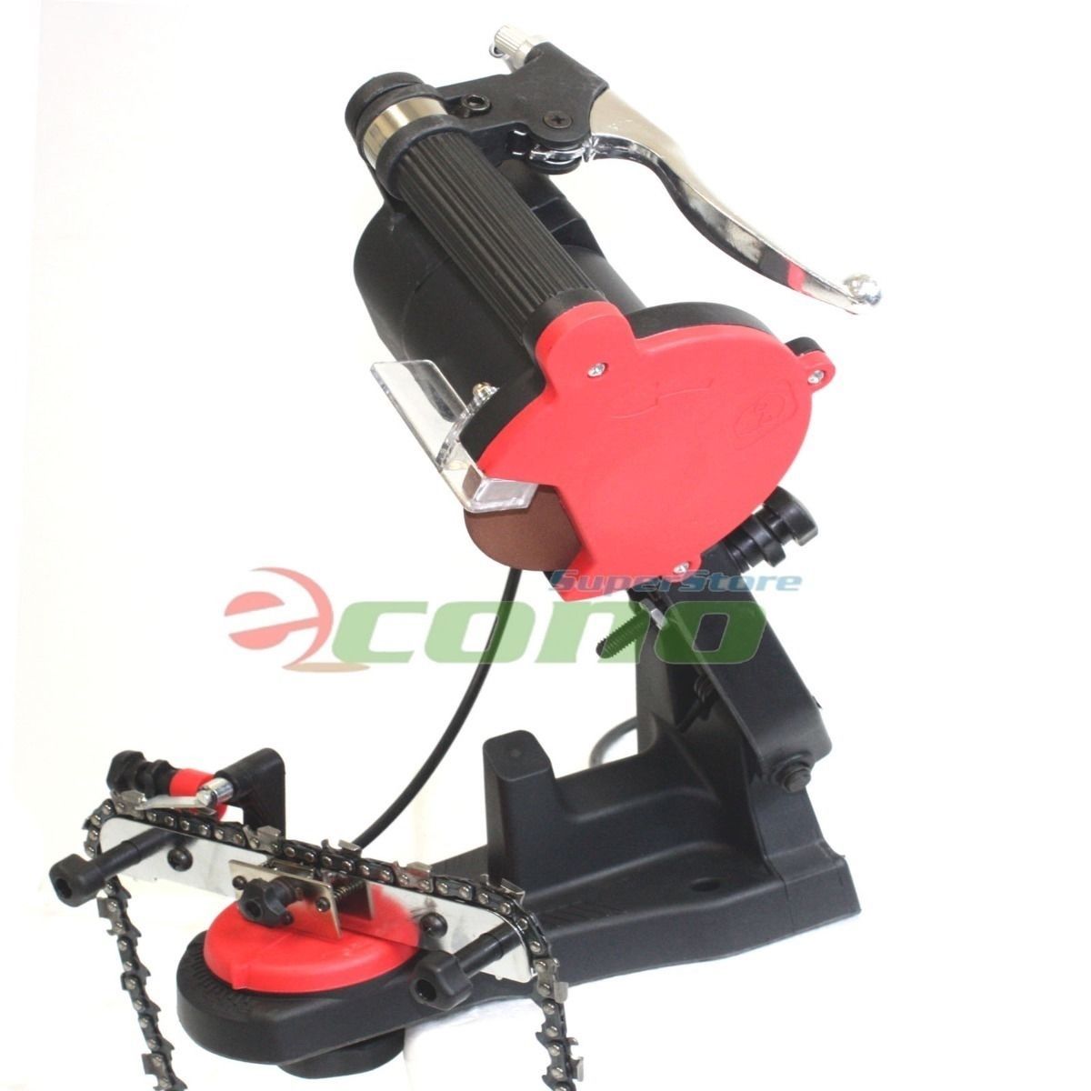 Electric Chain Saw Sharpener Grinder Bench Wall Vise Mount Chainsaw 4200 RPM 