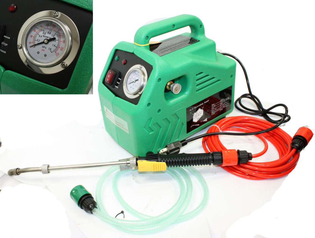 High Pressure Coil Cleaning System 4 HVAC AC Clean condenser Evaporator