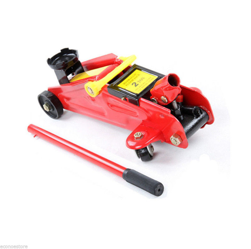 NEW 2 TON FLOOR JACK LIFT WITH SWIVEL WHEELS & BLOW CASE EconoSuperStore