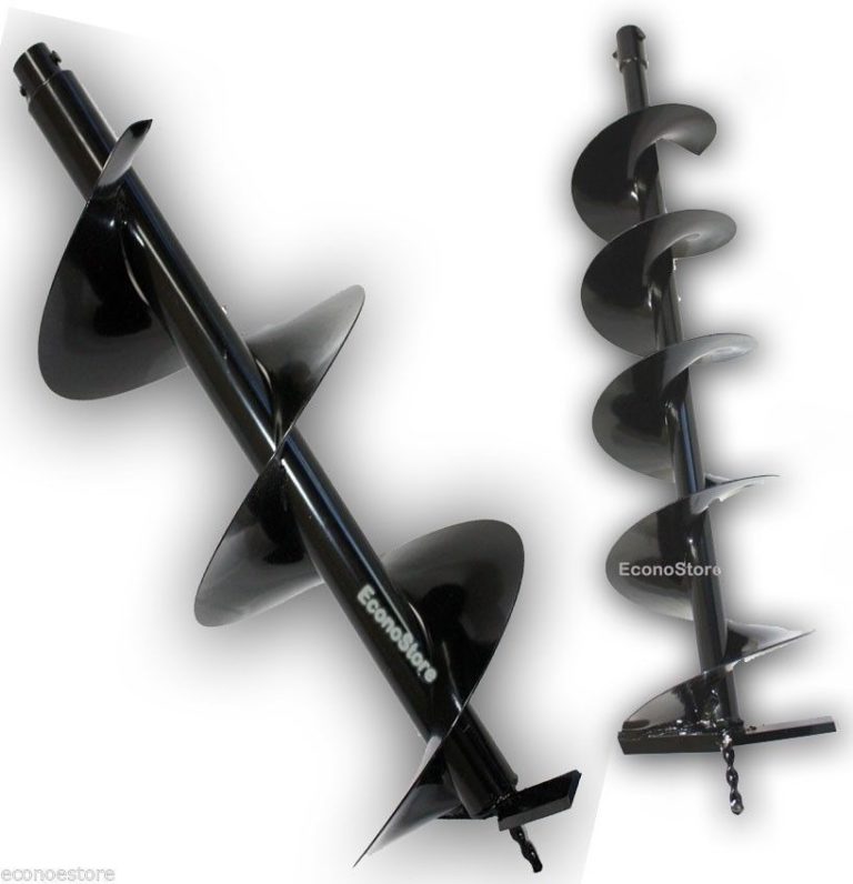 One Man Gas Post Hole Digger Fencing Soil Drill Machine w/4" 6" & 10