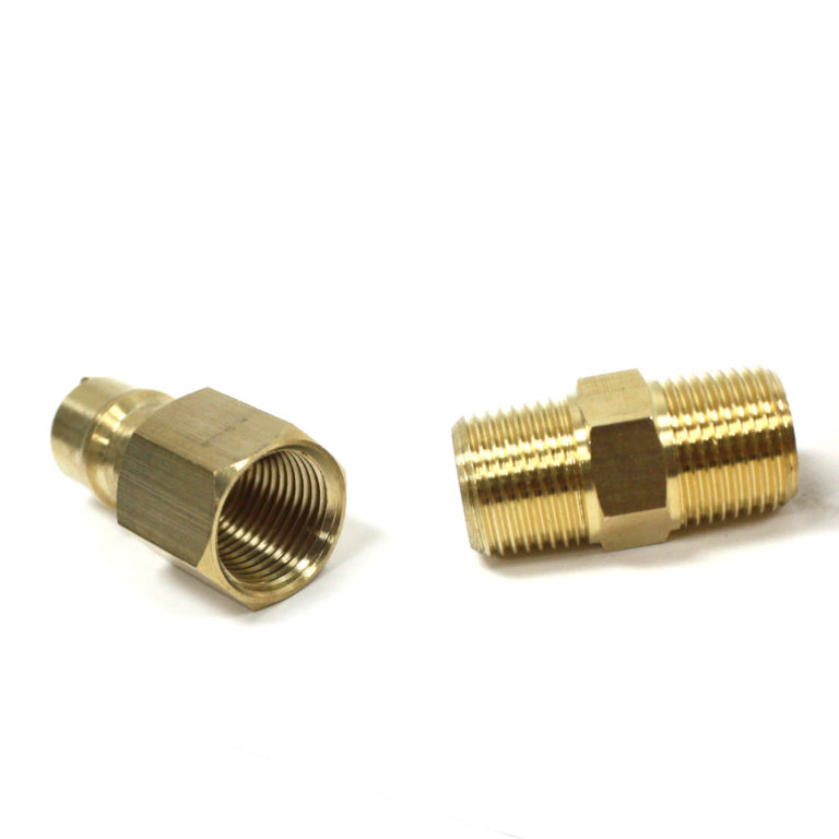 Propane Natural Gas Quick Connect Adapter Kit 3/8" Male Pipe to 3/8" Female Kit EconoSuperStore