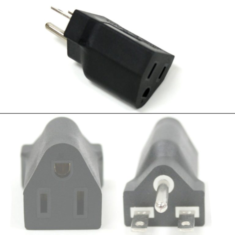 110 120V to 220 240V 3Prong Plug Adapter for Power Ballast Grow Light Fixture EconoSuperStore