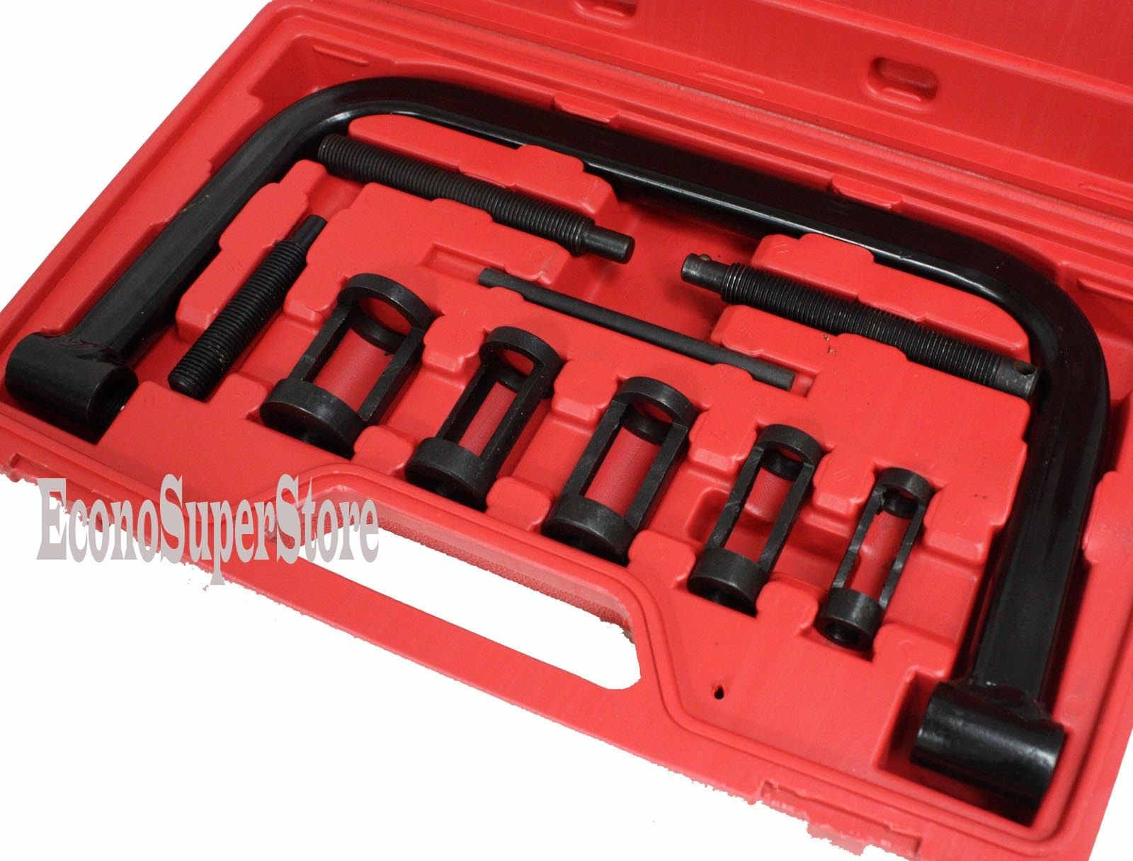 Red KIMISS Car Aluminum Alloy Valve Spring Compressor Tool Kit 