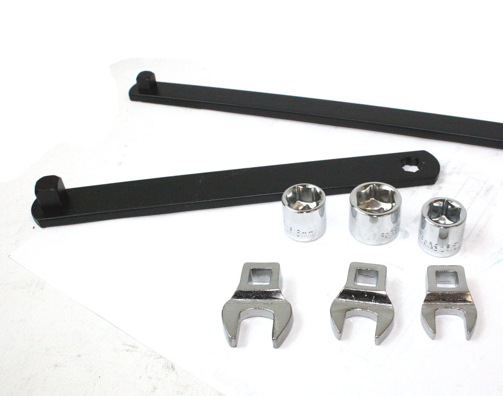 8PC Wrench Serpentine Belt Tension Service Tool Kit Automotive Repair Socket set