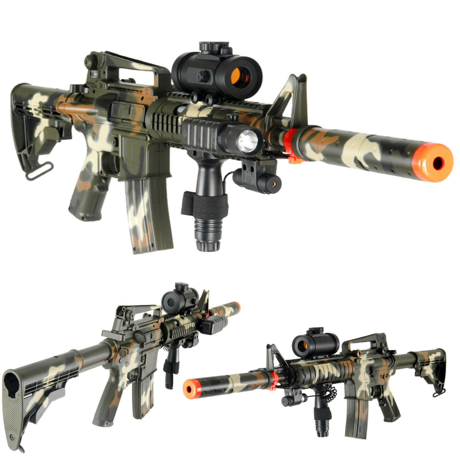 AirSoft Double Eagle M4 AEG Automatic Electric Rifle M83A2 M83 CAMO ...