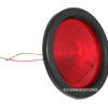 Lot 2 4" Round Trailer Tail Light Kit  Stop Turn Tail Waterproof Pigtail Trailer