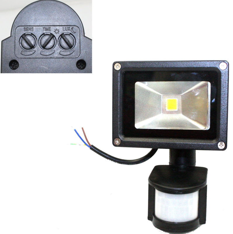 Lot Two Security Motion Sensor 10W LED Flood light Waterproof Outdoor