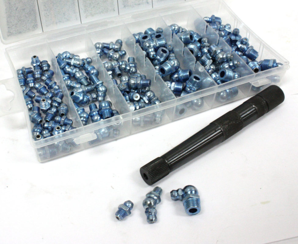 ZERK CLEAN GREASE FITTING TOOL REMOVER RAM W/HYDRAULIC LUBE FITTING