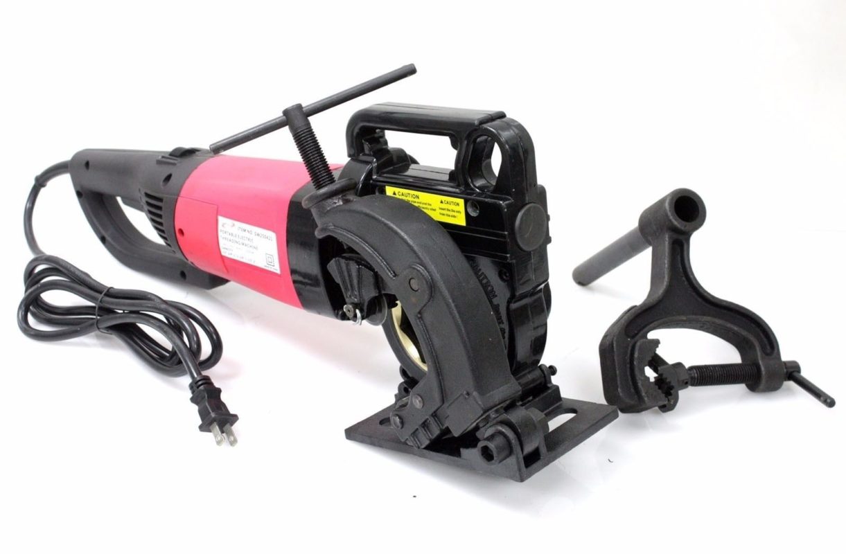 Infinity Handheld 2000W Electric Pipe Threader With 6 NPT Dies (1/2" To 2")
