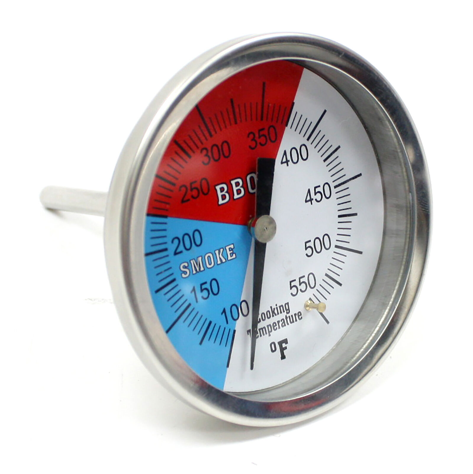 Food Temperature Thermometer Gauge Barbecue BBQ Grill Smoker Pit Thermostat  Tool