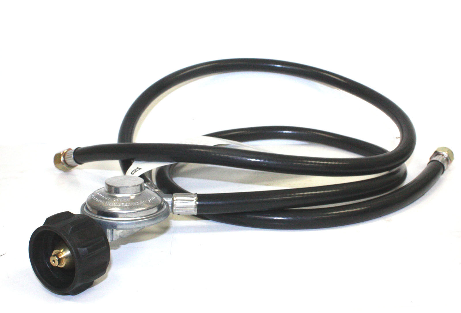 thumbnail image 2 of Camplux 5 FT Low Pressure Propane Regulator Hose With Gauge - For Grill, Stove, Heater 2 of 3