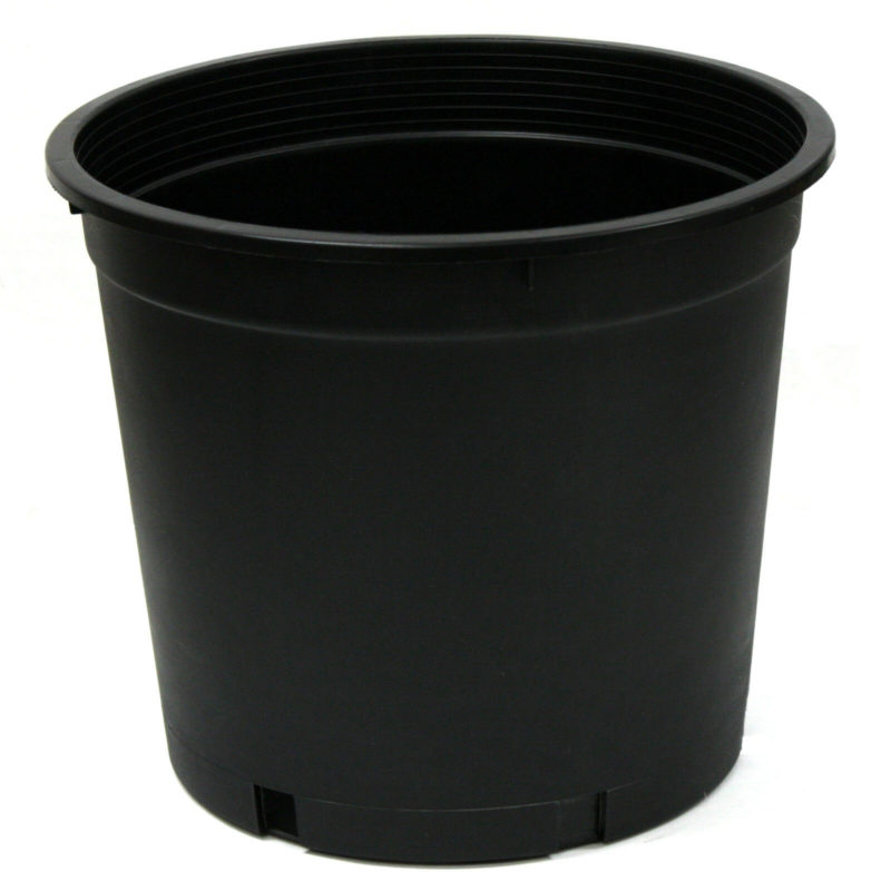 40 Pots of 5 Gallon Black Plastic Plant Nursery Pot