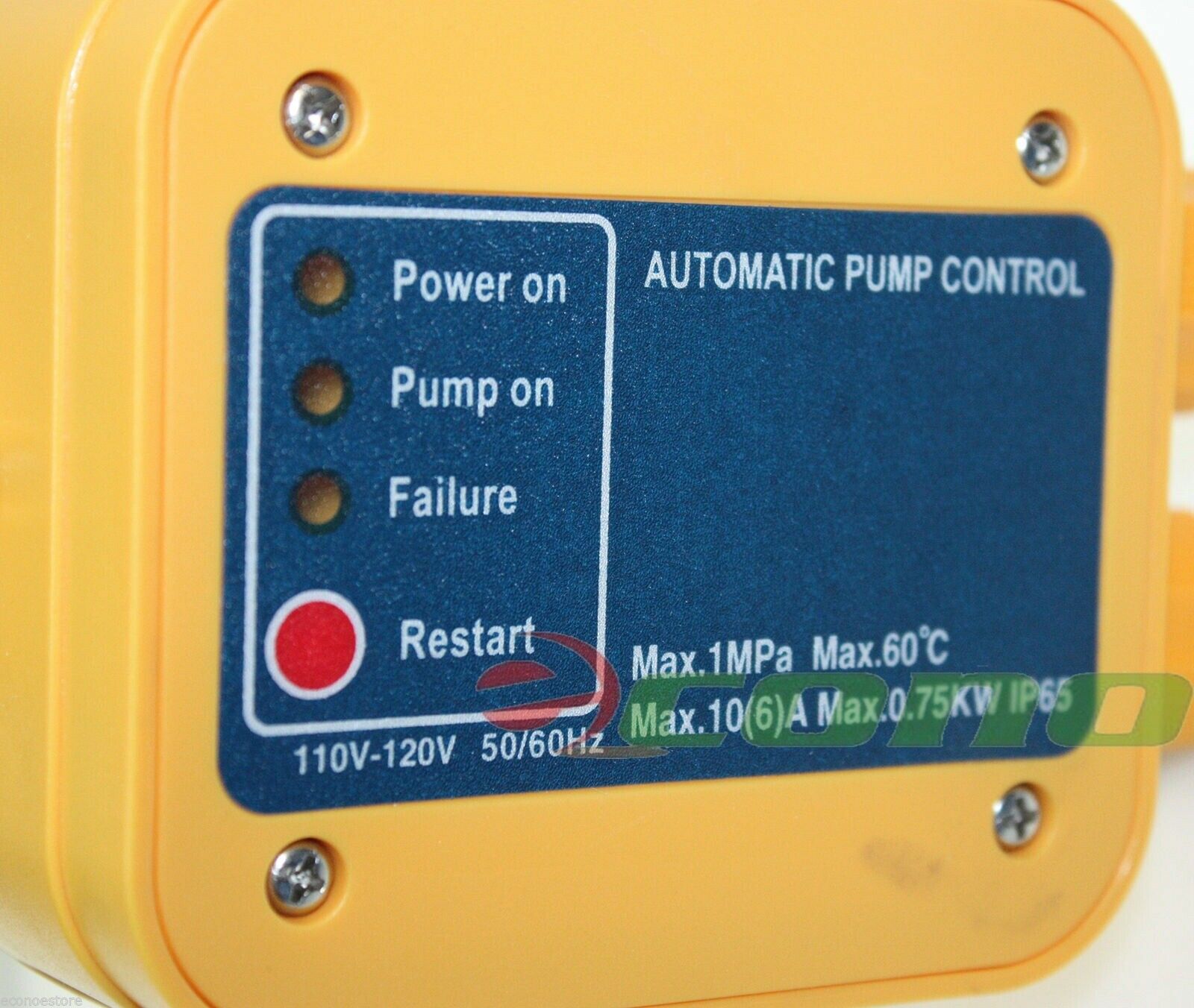 1/4'' Water Pump Pressure Controller 20-80PSI Many Level Pressure Switch 120V 