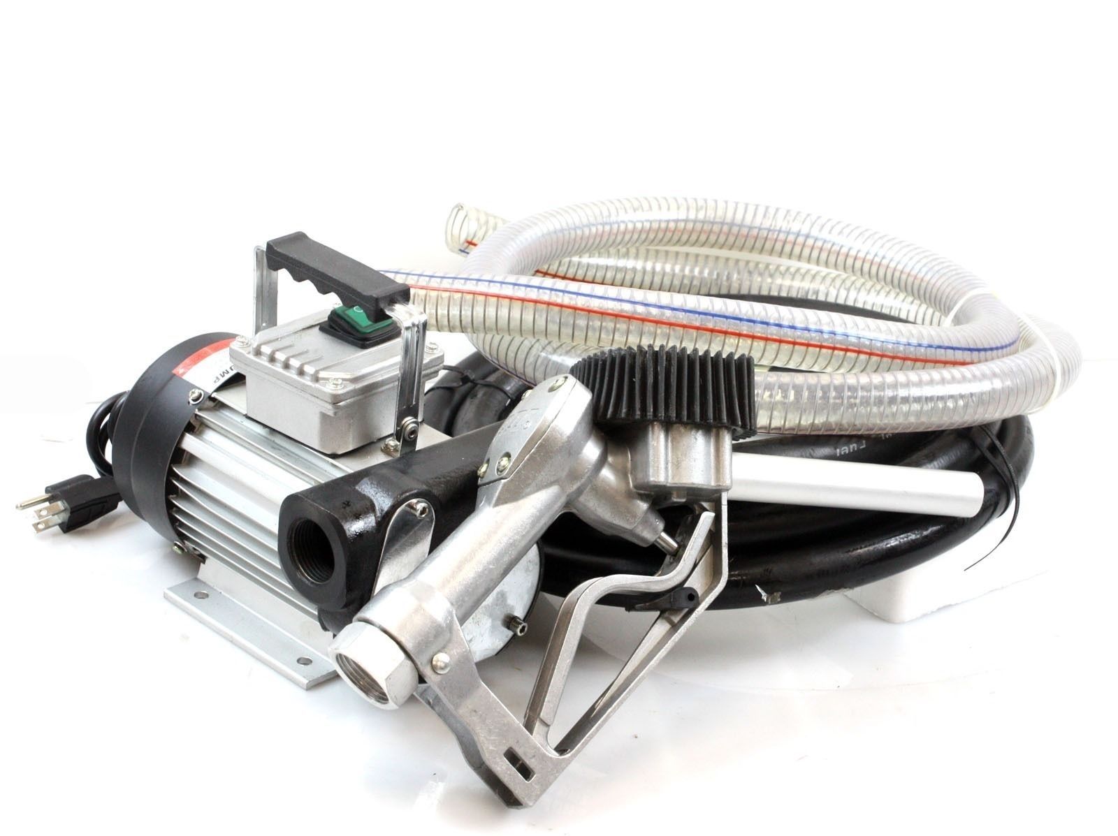 110v AC 16GPM Oil Transfer Pump Kit Fuel Diesel Biodiesel w/Digital Nozzle,  Hose – EconoSuperStore
