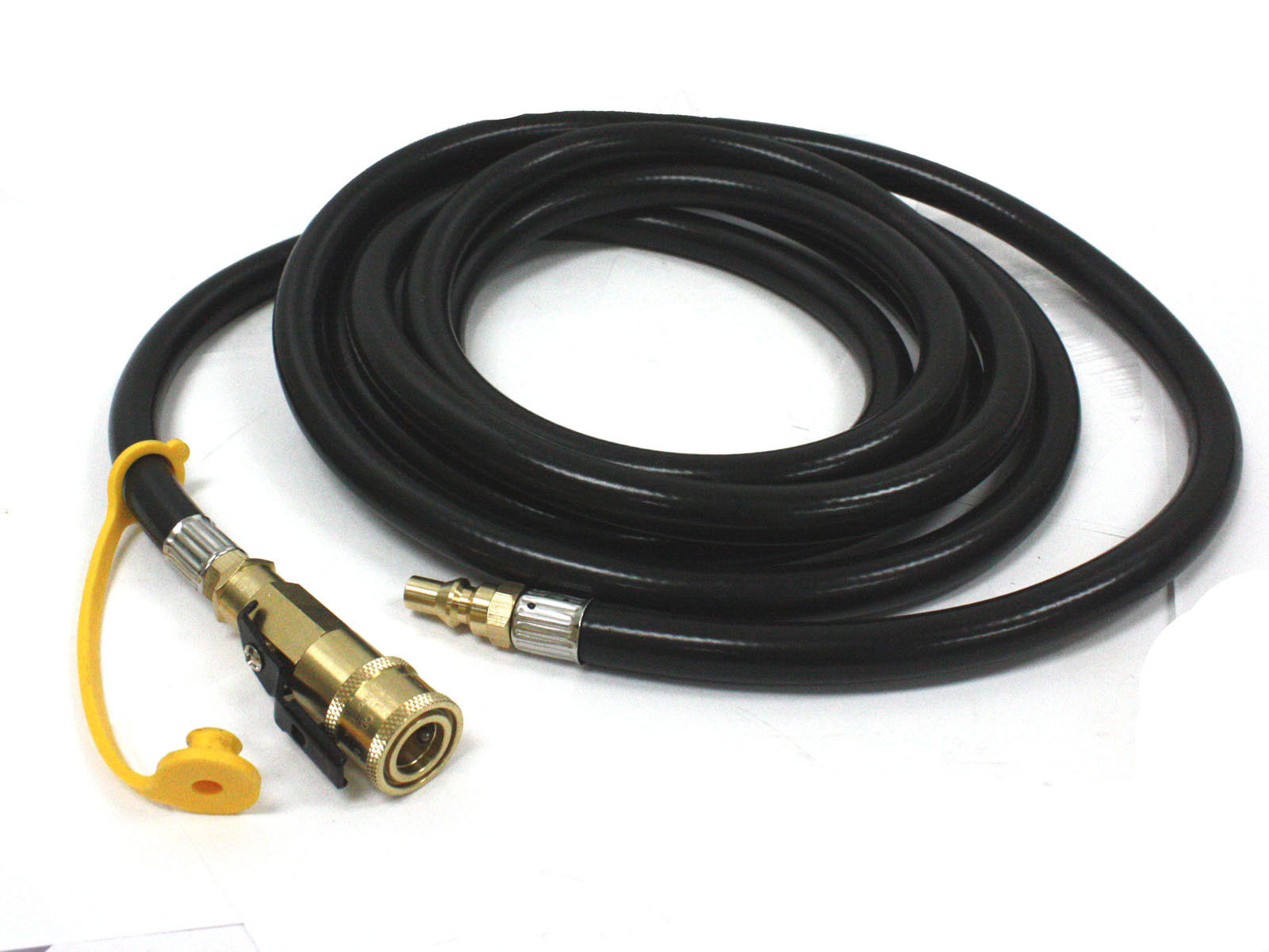 Details about   20 Ft Propane LP Gas Quick Connect Hose 1/4” Female w/Shutoff Valve RV BBQ Grill 